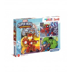 PUZZLE 3x48 MARVEL...