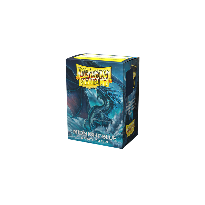 Dragon Shield Standard size Matte Sleeves Midnight Blue (100 Sleeves)