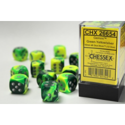 Chessex Gemini 16mm d6 with...